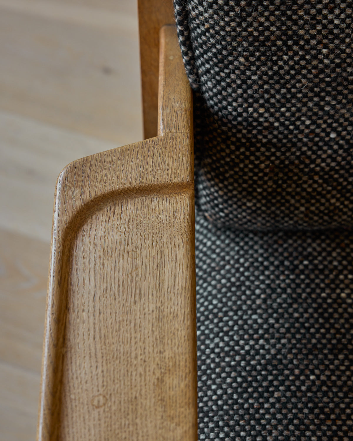 Mid-Century Angular Sofa by Guillerme and Chambron