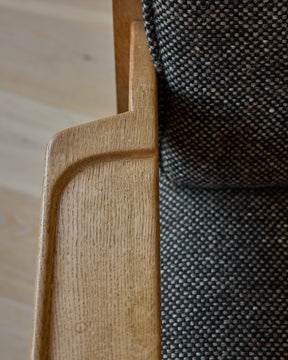 Mid-Century Angular Sofa by Guillerme and Chambron