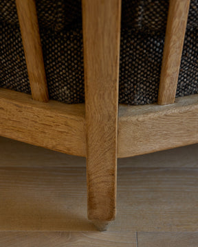 Mid-Century Angular Sofa by Guillerme and Chambron