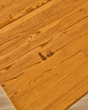 Pine Pirkka Dining Table + Benches by Ilmari Tapiovaara