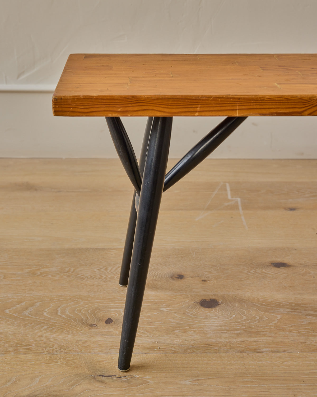 Pine Pirkka Dining Table + Benches by Ilmari Tapiovaara