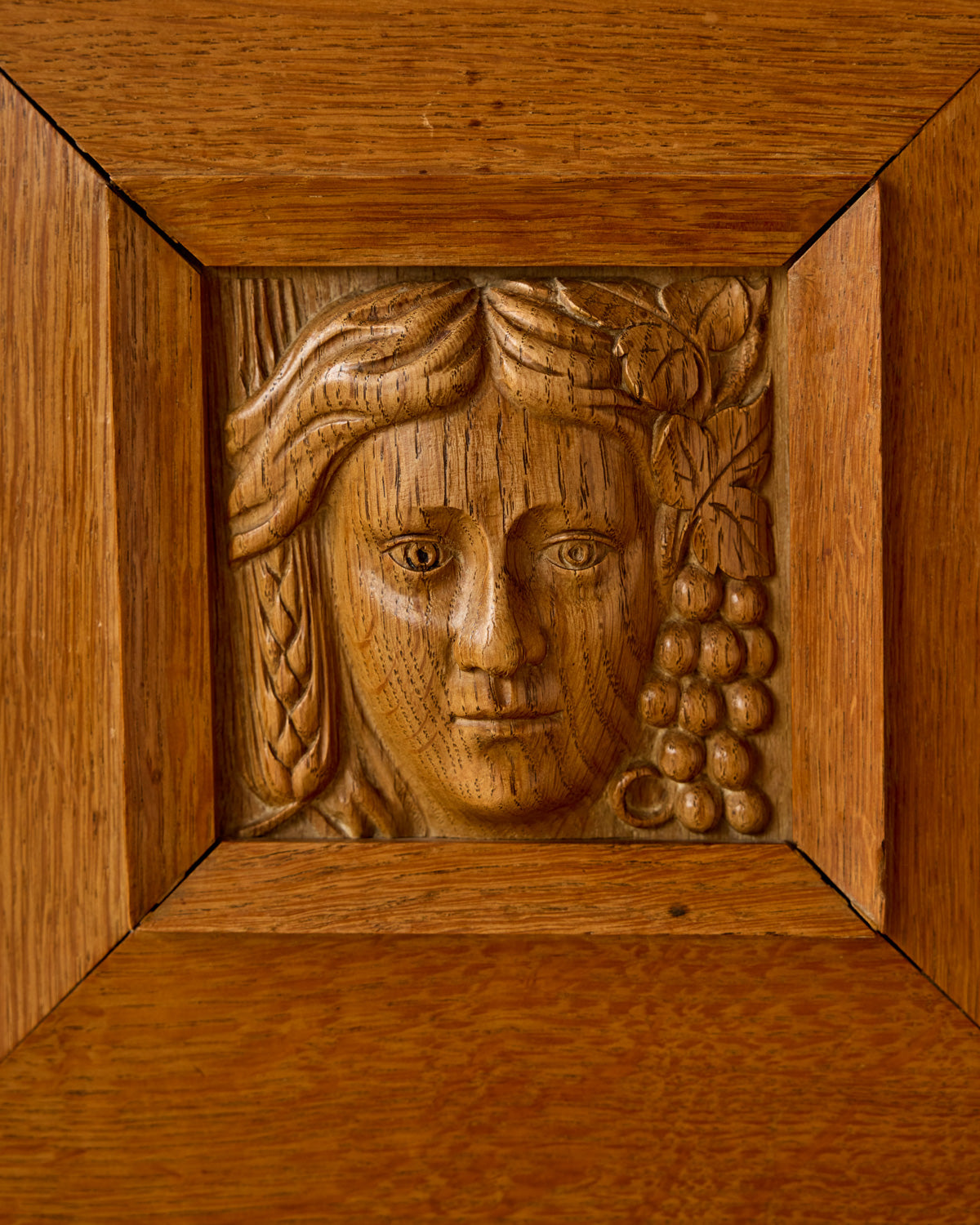 1930s Monumental Art Deco Oak Sideboard