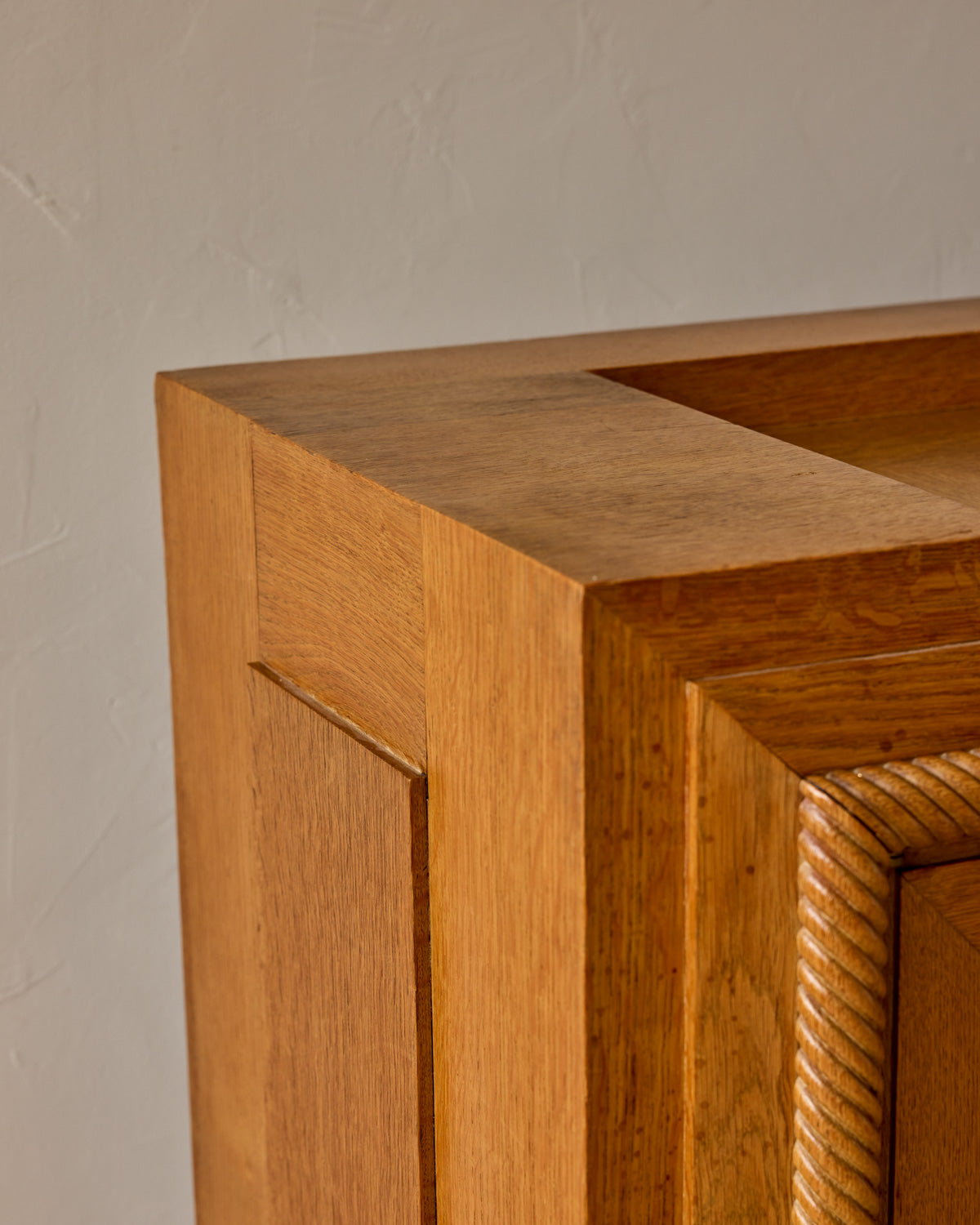 1930s Monumental Art Deco Oak Sideboard