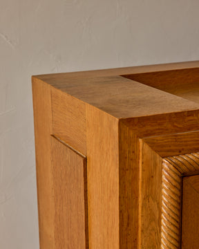 1930s Monumental Art Deco Oak Sideboard