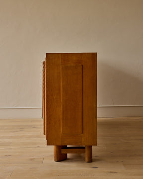 1930s Monumental Art Deco Oak Sideboard