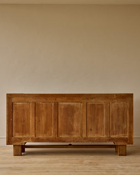 1930s Monumental Art Deco Oak Sideboard