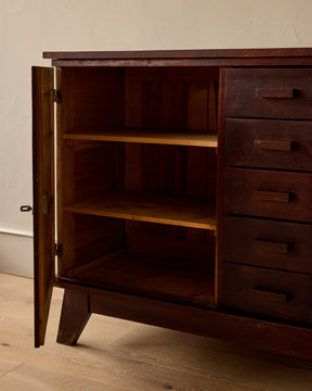 1940s French Oak Sideboard by René Gabriel - I