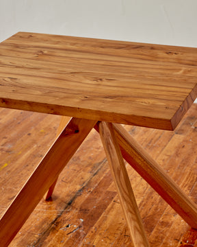 Elm Rectangular Table by Pierre Chapo