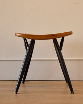 1950s Pirkka Stool by Ilmari Tapiovaara for Laukaan Puu