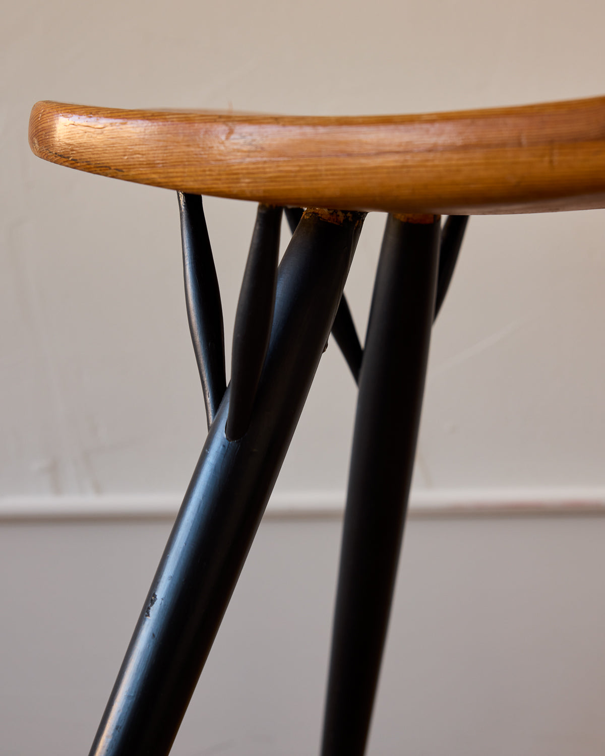 1950s Pirkka Stool by Ilmari Tapiovaara for Laukaan Puu