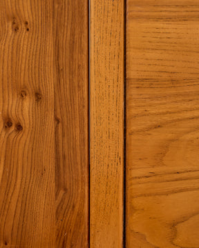 Solid Elm Dining Table by Maison Regain