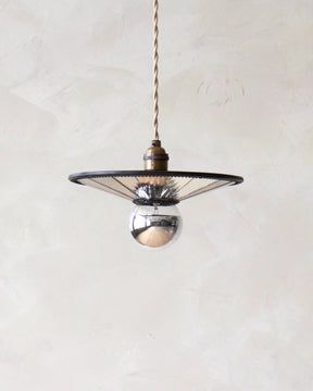 convex mirror pendant light