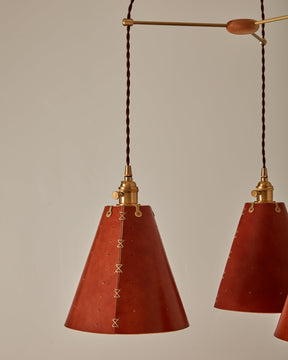 Sarah Cone Chandelier - Triple Round