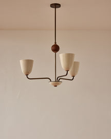 Lola Chandelier - Three Arm - Custom Drop