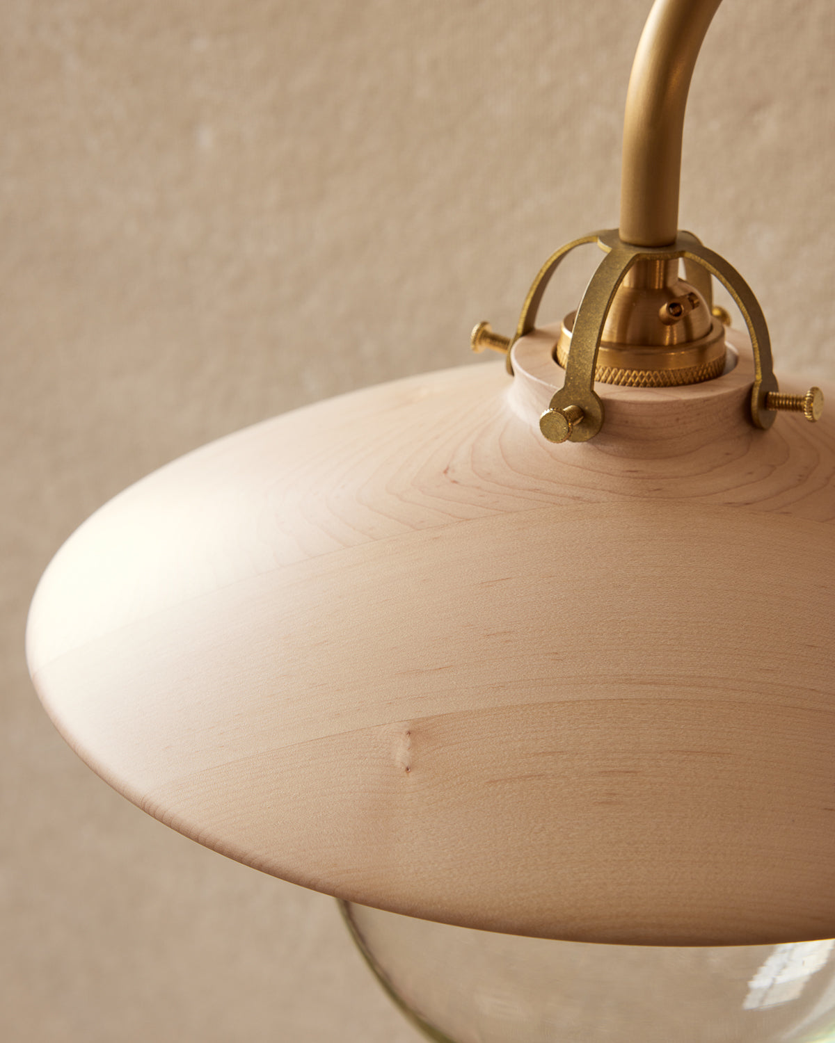 Edmund Wall Sconce - Clear Maple